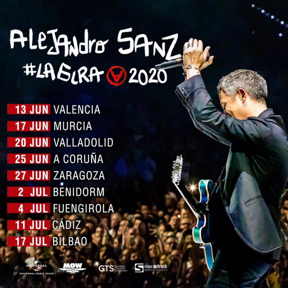 Alejandro Sanz anuncia nueva gira Valencia Teatros