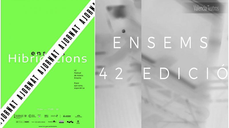 La 42ª edición del Festival Ensems, se aplaza al mes de septiembre