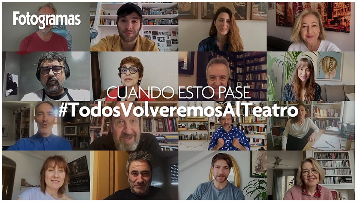 Fotogramas lanza la campaña #TodosVolveremosAlTeatro