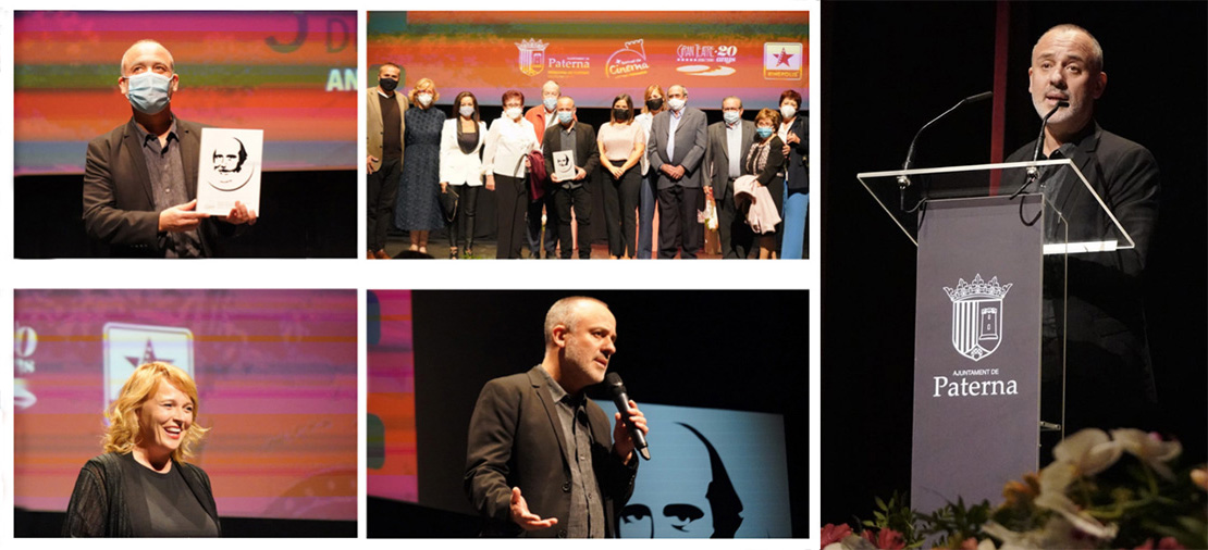 Javier Gutiérrez recoge el V Premio del Festival Antonio Ferrandis de Paterna