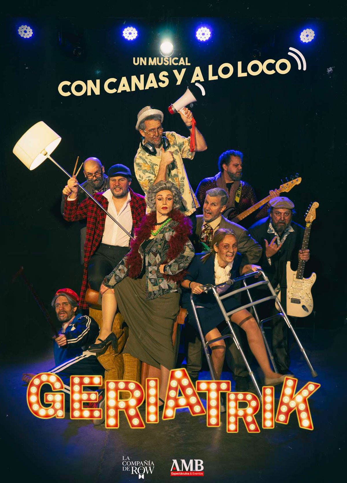 “GERIATRIK ¡Con canas y a lo loco!”, el nuevo musical de La Compañía de Row 👵🧓💪