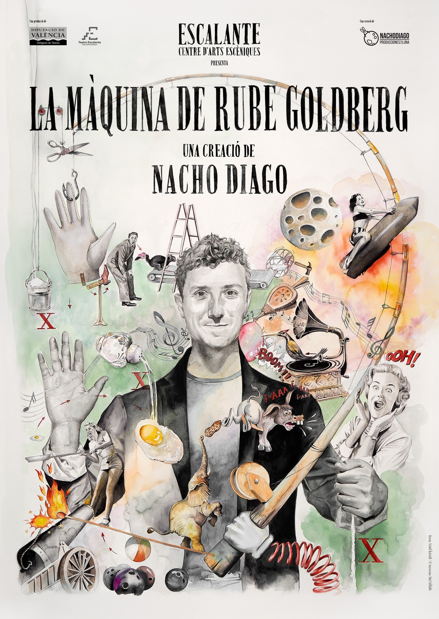 El Escalante abre la puerta a la magia activando ‘La máquina de Rube Goldberg’, el nuevo espectáculo de Nacho Diago