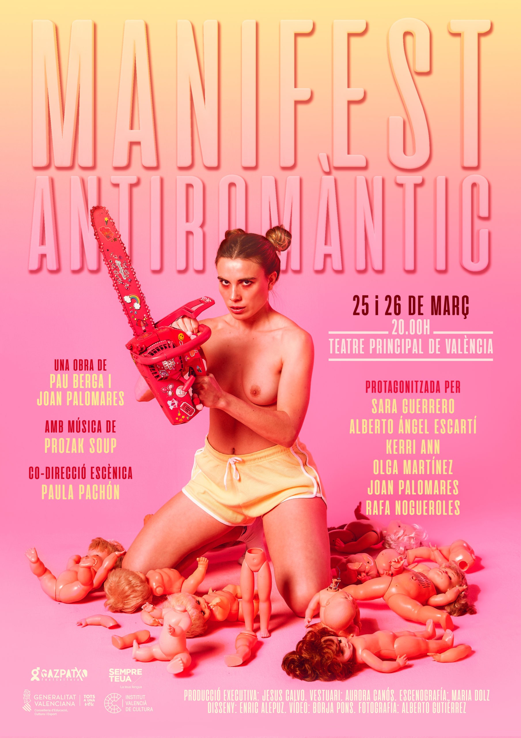 “MANIFEST ANTIROMÀNTIC” – Teatro Principal de Valencia