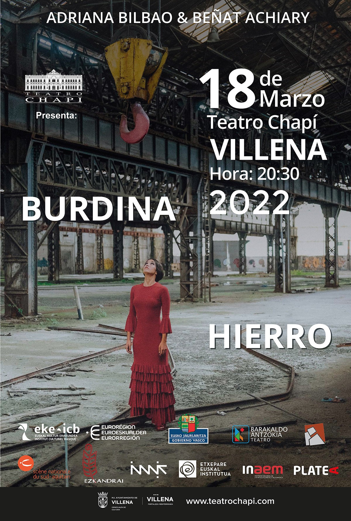 Llega al Teatro Chapí “Burdina-Hierro”, de la Compañía de Danza Adriana Bilbao