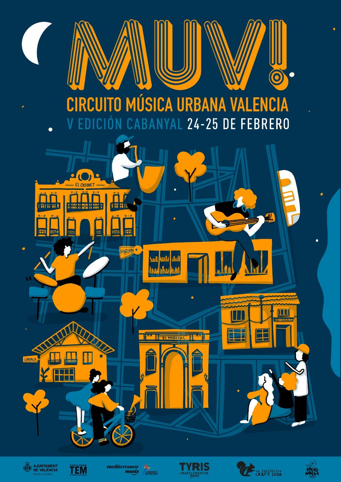 l Festival MUV! Circuito Música Urbana apuesta por un cartel ecléctico con rock & roll, electrónica, ritmos latinos, música clásica o zarzuela