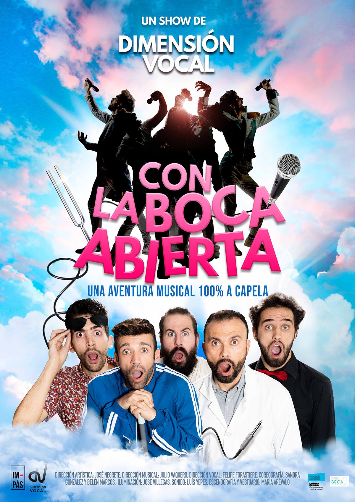 “Con la boca abierta”, el musical sin música que llega al Teatro Flumen de Valencia