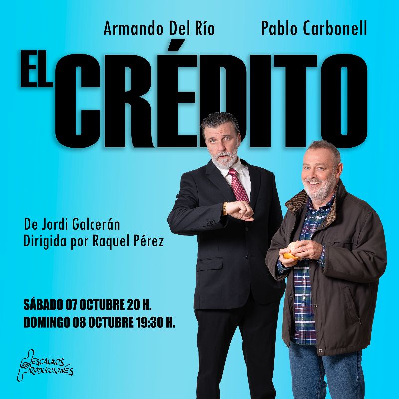 Pablo Carbonell y Armando Del Río aterrizan en Valencia con ‘EL CRÉDITO’