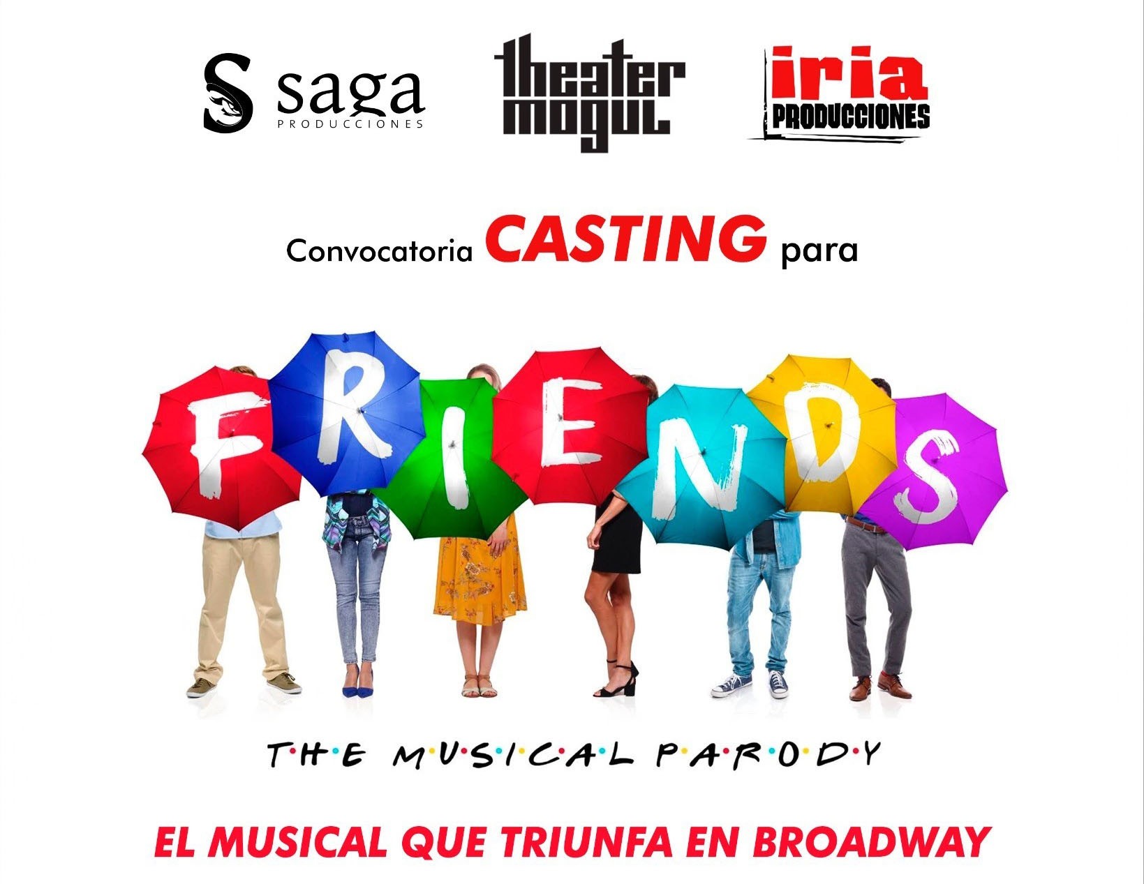 Convocatoria de Casting para “FRIENDS, The Musical Parody”, el musical que triunfa en Broadway