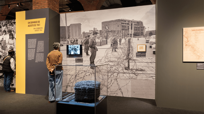 LA EXPOSICIÓN EL MURO DE BERLÍN. UN MUNDO DIVIDIDO CONMEMORA EL ANIVERSARIO DE LA CONSTRUCCIÓN DEL MURO