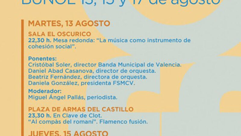 El Institut Valencià de Cultura organiza el Off del Mano a Mano de Buñol