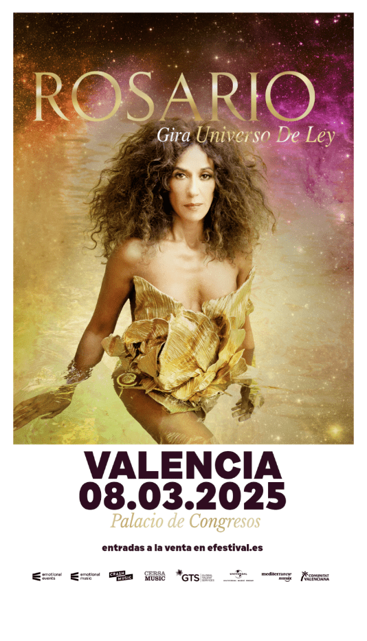 La gira “Universo de Ley” de Rosario Flores es la nueva confirmación de E! Fest Valencia