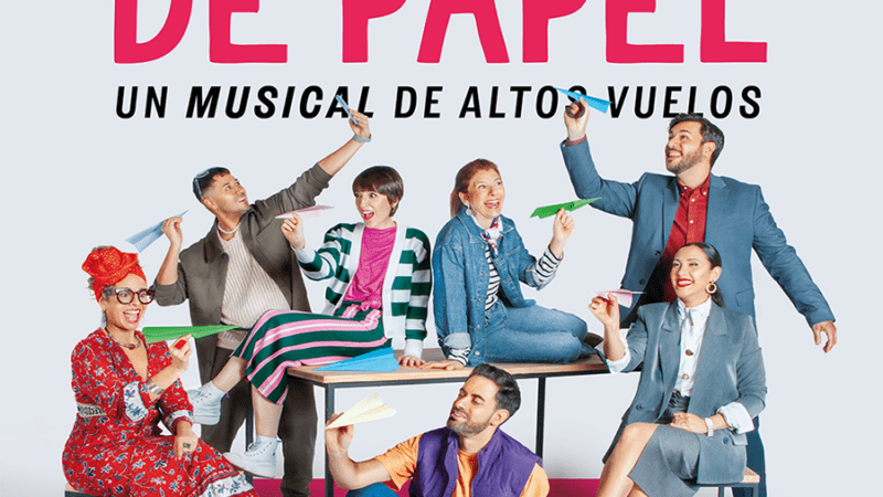 “Mi avión de papel, un musical de altos vuelos” estrena esta semana en Teatro Off