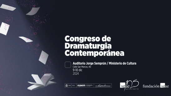 La Fundación SGAE impulsa el Congreso de Dramaturgia Contemporánea