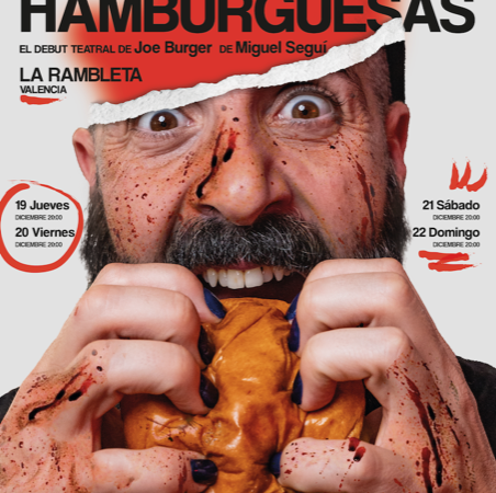 De las redes sociales al teatro: Joe Burger presenta en Valencia ‘El señor de las hamburguesas’, su primer thriller gastronómico