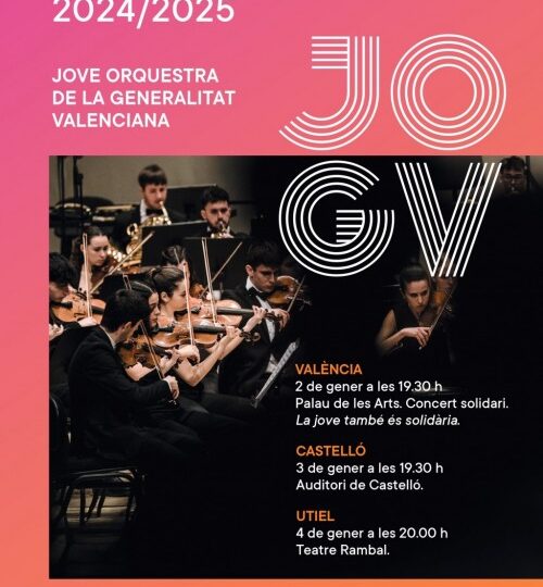 La Jove Orquestra de la Generalitat inicia su ‘Trobada d’Hivern’