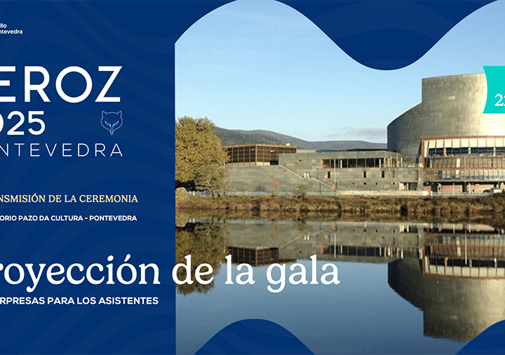 El público podrá seguir la retransmisión de los Feroz 2025 desde el Auditorio de Pontevedra