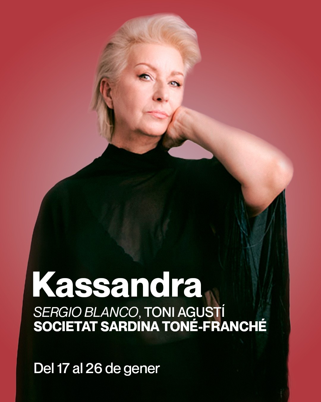 El Teatre Micalet acoge este viernes el estreno en España de una nueva producción de “Kassandra”, la singular tragicomedia de Sergio Blanco convertida en un fenómeno mundial  