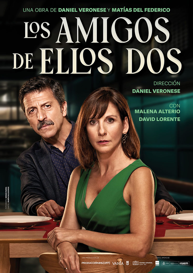 Malena Alterio y David Lorente juntos en “LOS AMIGOS DE ELLOS DOS”