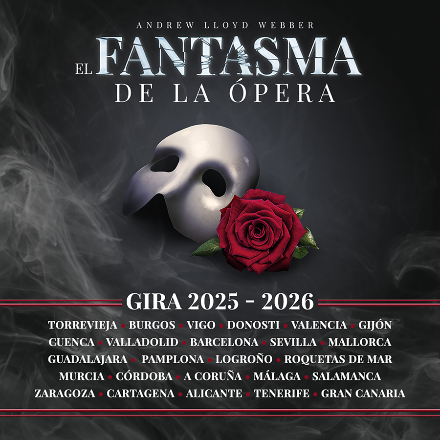 EL FANTASMA DE LA ÓPERA anuncia gira nacional