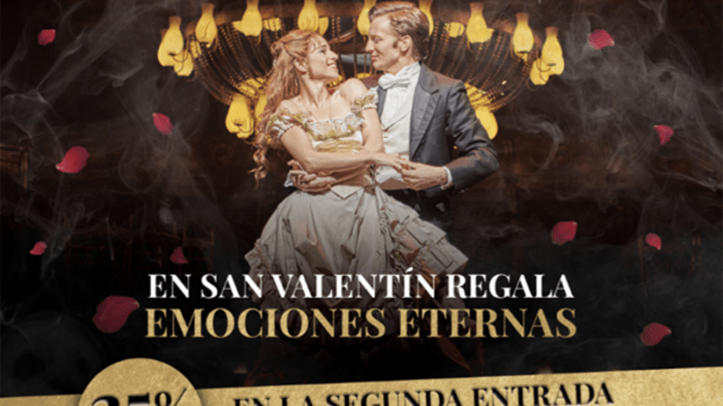 EL FANTASMA DE LA ÓPERA ofrece el regalo perfecto para San Valentín