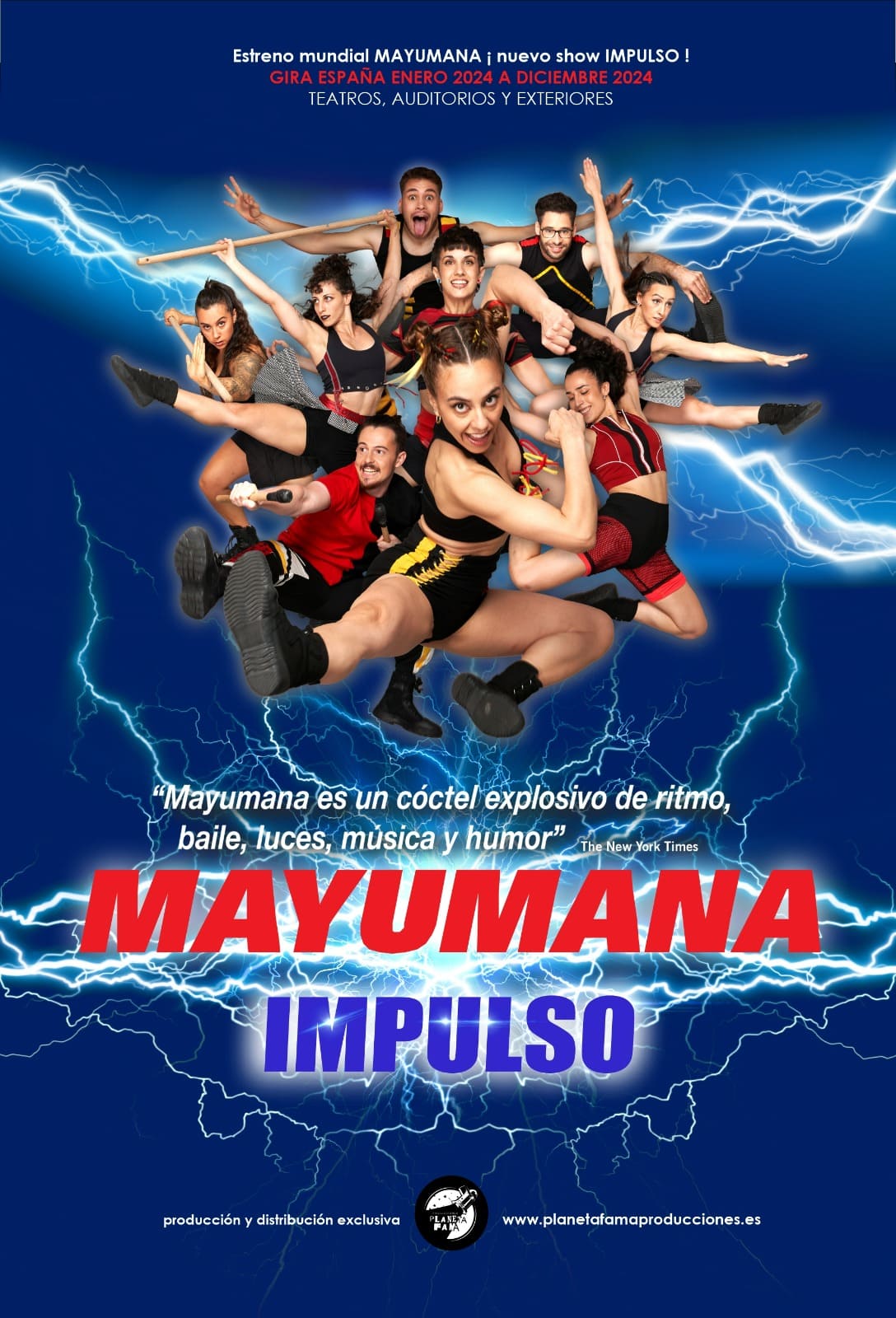 Mayumaná vuelve al Teatro Chapí con su último espectáculo: Impulso