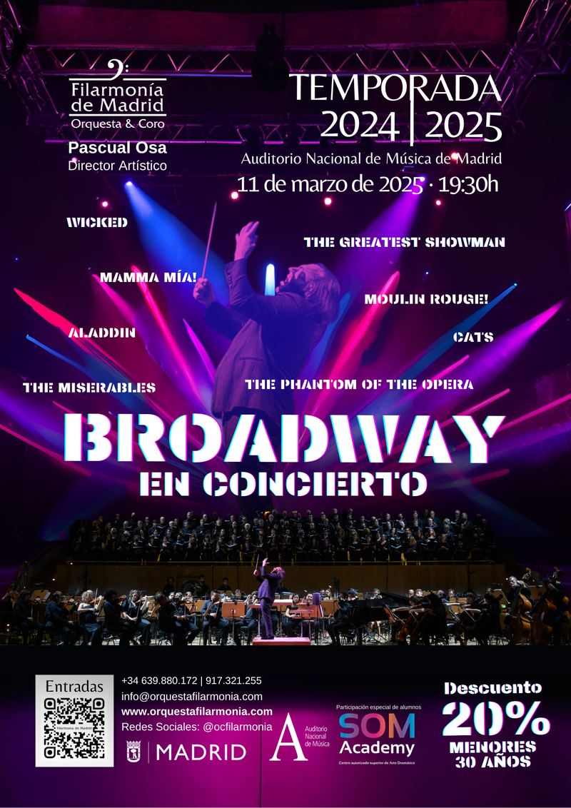 BROADWAY EN CONCIERTO: EL ESPECTÁCULO MUSICAL