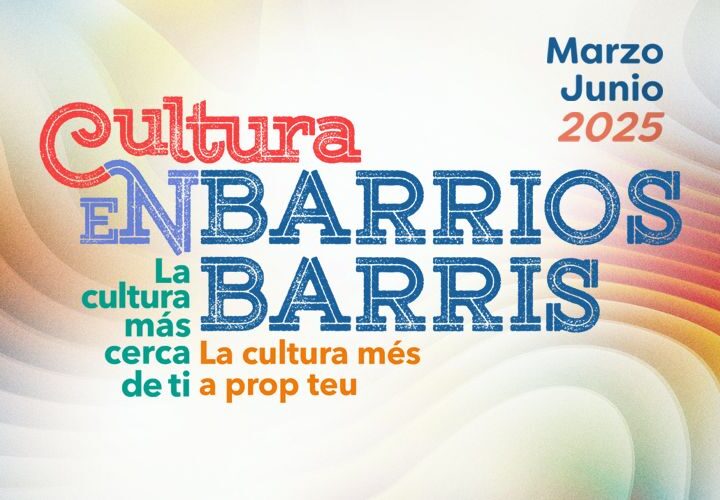 La Concejalía de Cultura de Alicante presenta la programación de CULTURA EN BARRIOS